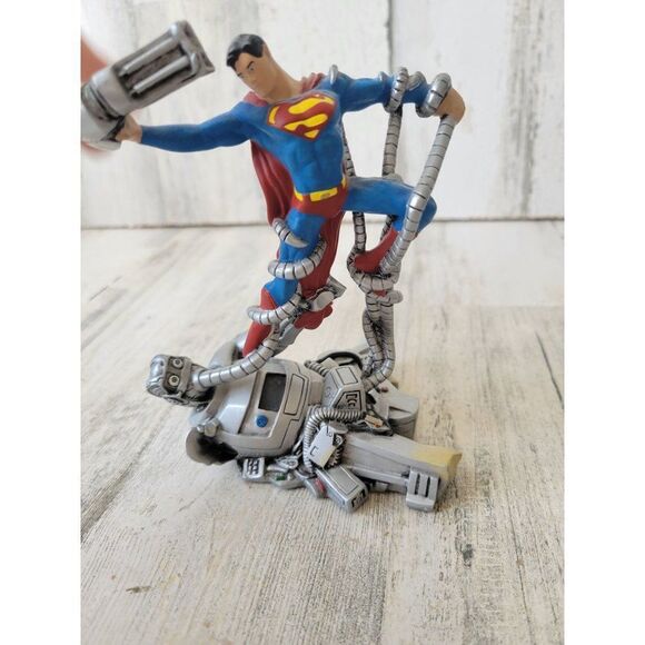 DC brainiac Superman fight 2001 comic figuring statue mini - Picture 7 of 8